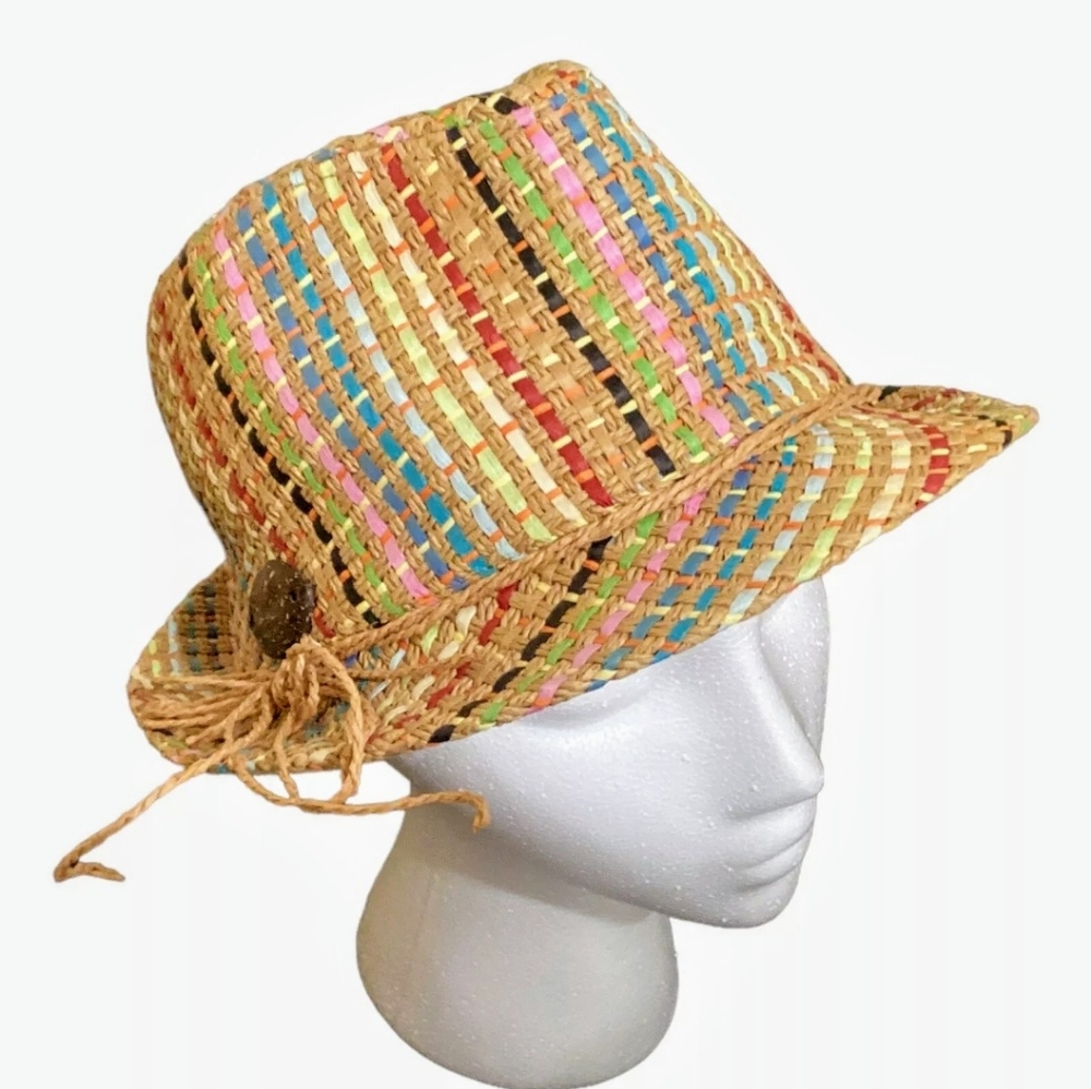 Panama Jack Paper Braided Fedora Hat